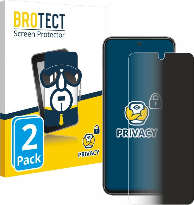 Actual product image BROTECT Anti-spy privacy film Blue light protection film (2 pcs., Xiaomi Redmi Note 11)