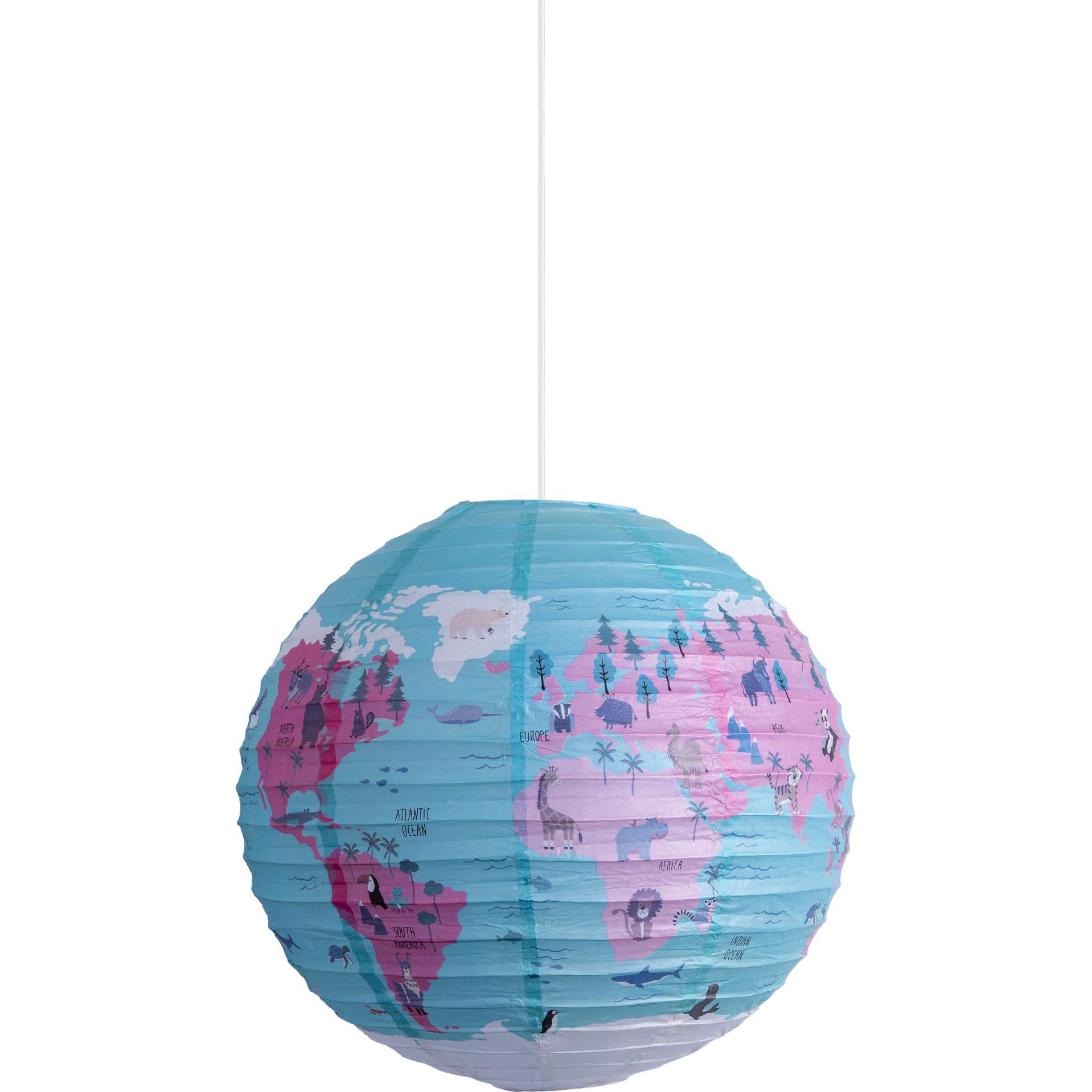 Näve, Pendelleuchte, Japanballon Ballon d: 50cm Weltkugel 4135701