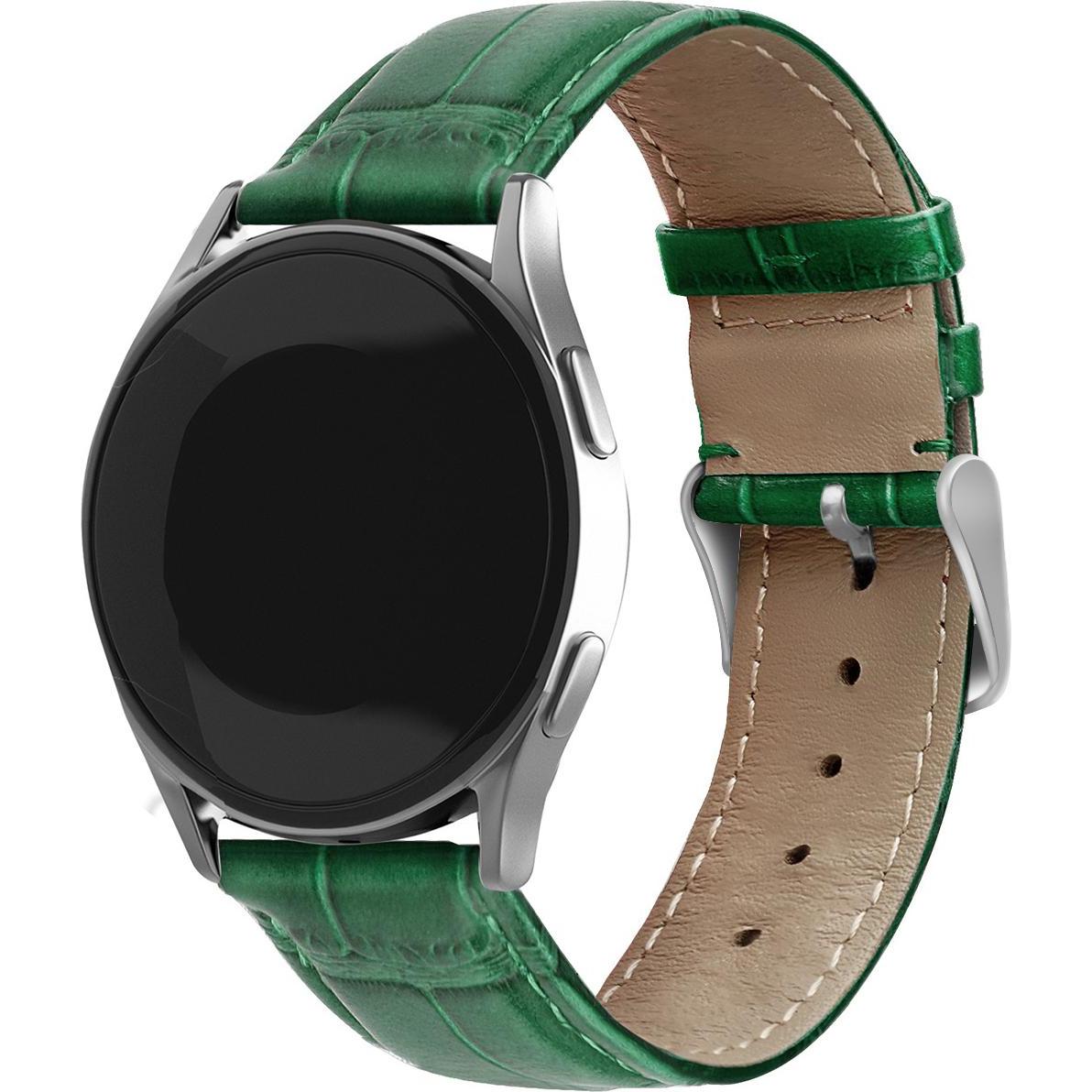 Thumbnail - Strap-it Lederarmband (Leder, Xiaomi Mi Watch), Uhrenarmband, Grün