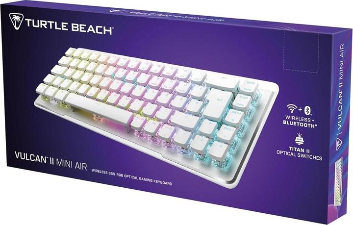 Actual product image Turtle Beach Vulcan II Mini Air gaming keyboard, white (DE, Wireless)