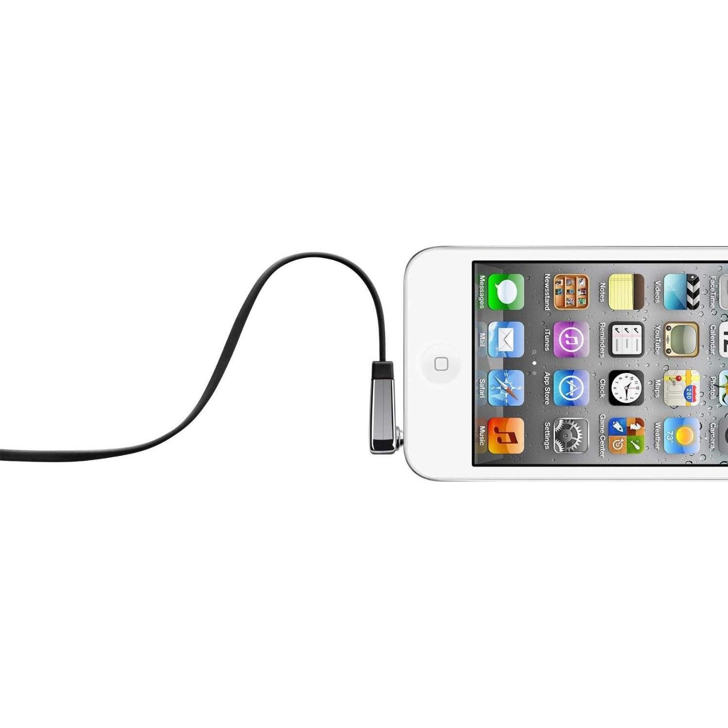 Thumbnail - Belkin MixIt Flat 90º (0.90 m, 3.5mm Klinke (AUX)), Audio Kabel