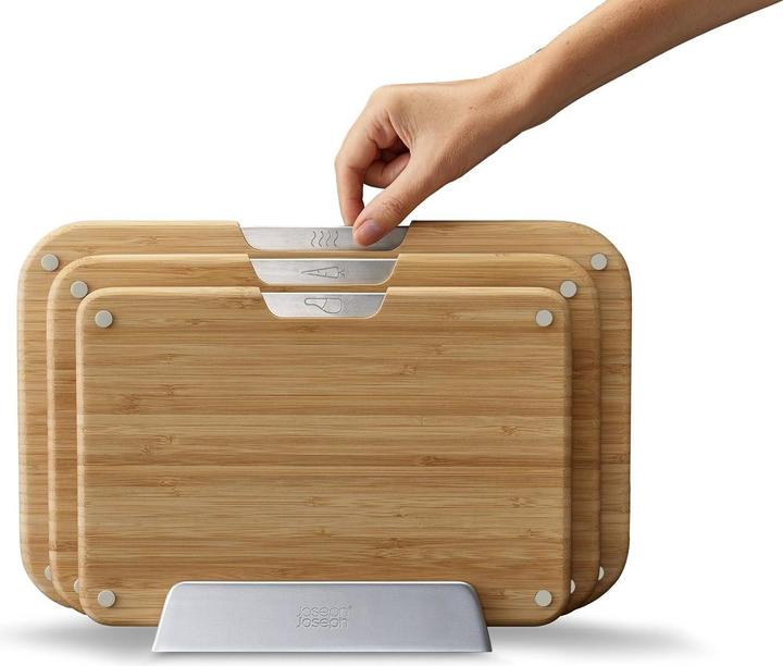 Actual product image Joseph Joseph 3er Set Nest Boards Schneidbrett mit Halterung
