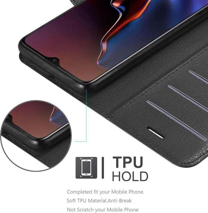 Actual product image Cadorabo Book with stand function cover (OnePlus 7)