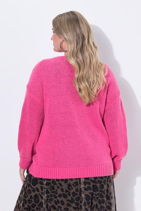 Image du produit Miamoda Cardigan coupe Loose Fit, rubans en guise de fermeture (50, 52)
