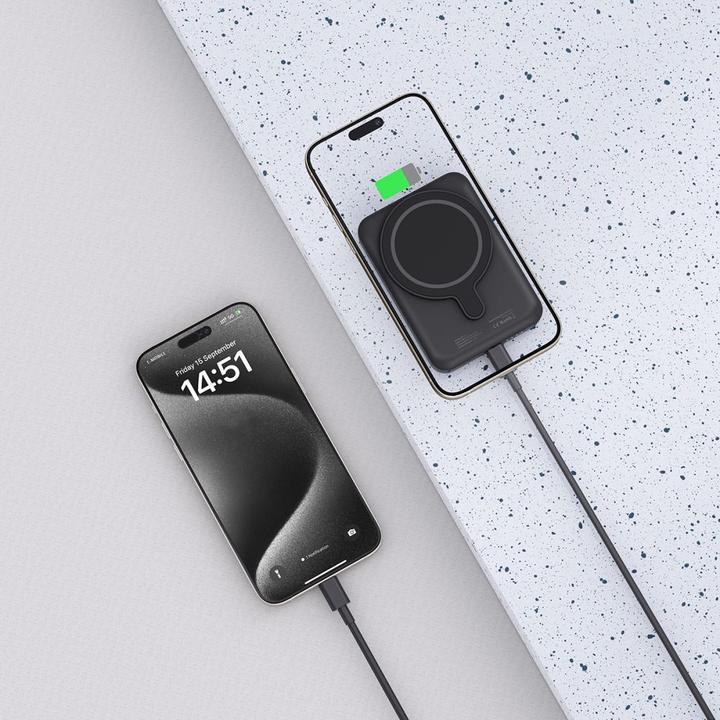 Image du produit Tech Banque d'alimentation techninės apsaugos PB10 LifeMag 5000 mAh Juodas (5000 mAh, 15 W)