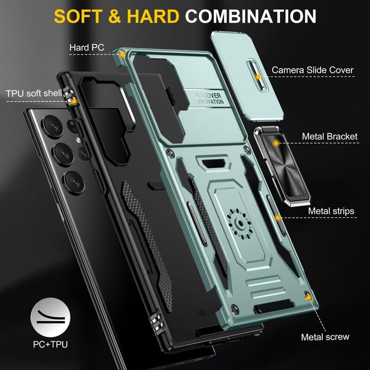Produktbild Amazon Hülle für Samsung Galaxy S24 Ultra 5G Schutz Handy Case Cover Kamera Etui Bumper (Samsung Galaxy S24 Ultra)