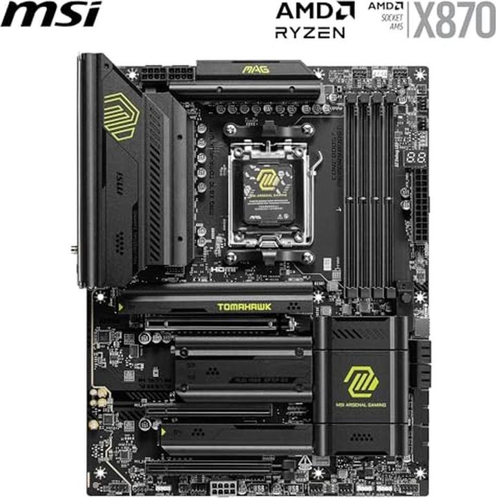 Produktbild MSI MAG X870 Tomahawk WIFI (AMD X870, ATX)
