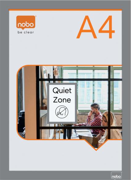 Productafbeelding Nobo Posterframe zelfklevend magnetisch (A4)
