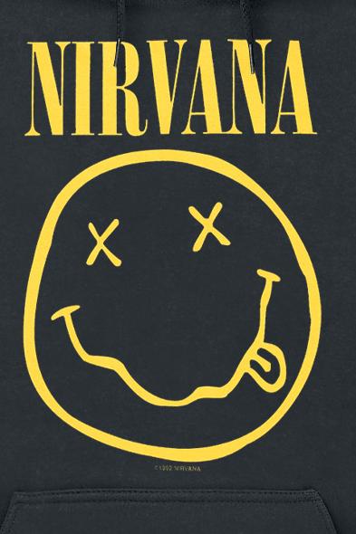 Immagine prodotto Nirvana Yellow Smiling Face (Hoodie) (L)