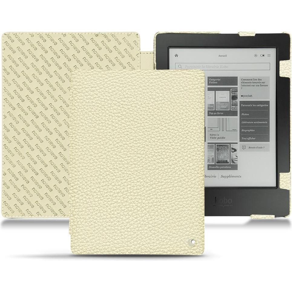 Noreve Lederschutzhülle horizontal (Aura H2O), Tablet Hülle, Beige