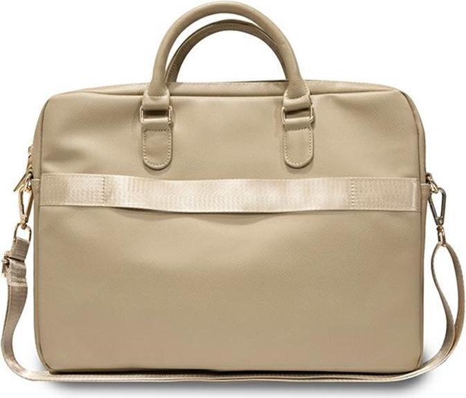 Actual product image Guess Torba GUCB15ZPGSTEGD 16" złoty/light gold Triangle 4G (16")