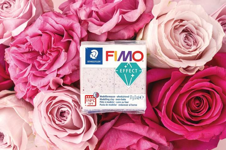 Image du produit Fimo Pâte à modeler Effect rose botanique 57gr.