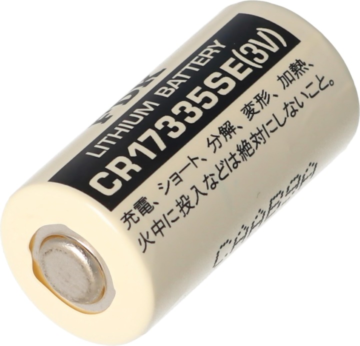 Actual product image FDK Battery Sanyo Lithium Battery CR17335 SE Size 2/3A, without solder tags CR17335SE (1 pcs., 17335, 1800 mAh)