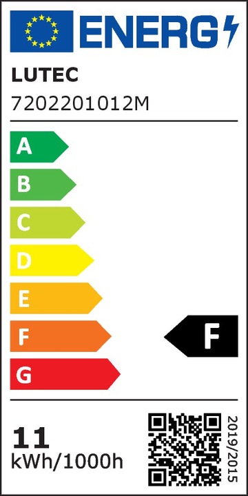 Energy Label Lutec Mains (750 lm, IP44)