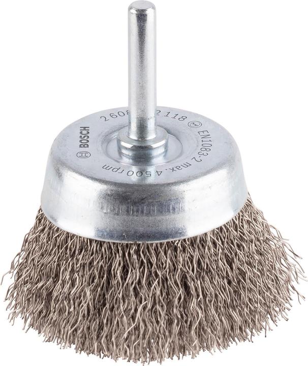 Actual product image Bosch Professional Zubehör PRO Stainless Steel clean cup brush, straight shaft, 60 x 0.3 mm
