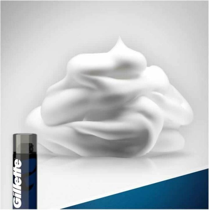 Actual product image Gillette Basic foam for normal skin (200 ml, Shaving cream)