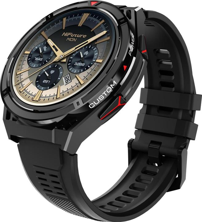 Actual product image HiFuture smartwatch Active black red HSSW9BR