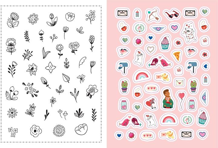 Produktbild Stickerbuch Love I Über 1000 Sticker