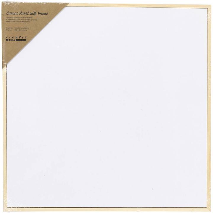 Image du produit Creativ Company Canvas panel with frame (30 x 30 cm)