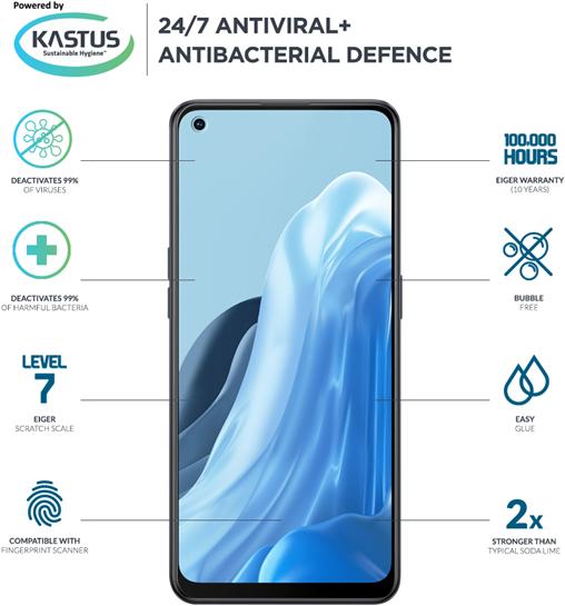 Immagine prodotto Eiger Mountain Glass Clear (1 pz., Oppo Reno 8 Lite 5G)