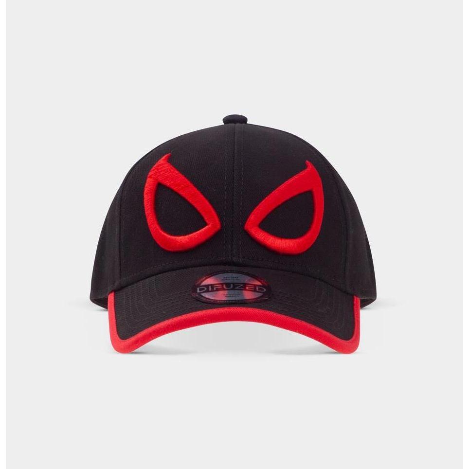 Spiderman, Herren, Cap, Minimal Eyes Baseball Cap, Schwarz
