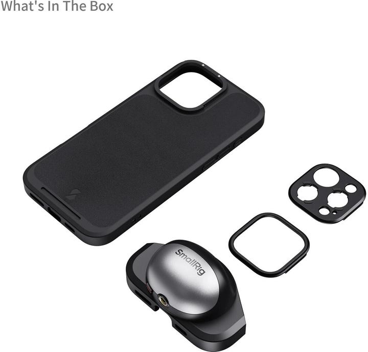 Actual product image SmallRig 4988 FilMov Lightweight Photography Case Kit for iPhone 16 Pro (Cage)