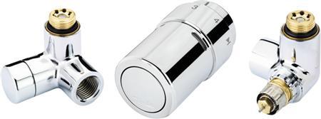 Produktbild Danfoss Ventilsatz Typ RTX inkl. Rücklaufthermostat zur Erfassung der Wassertemperatur. Rechtsmontag