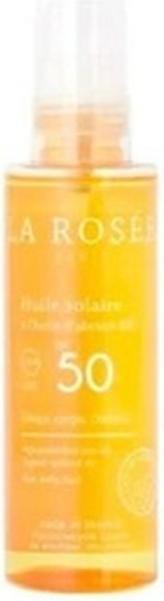 La Rosée huile solaire à l'huile d'abricot bio SPF50+ Fl 150 ml (Huile solaire, SPF 50, 150 ml)