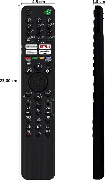 Produktbild Azurano Fernbedienung für SONY RMF-TX500E, 149355411, 149355414, VOICE Remote (Gerätespezifische Fernbedienung, Bluetooth, Infrarot)