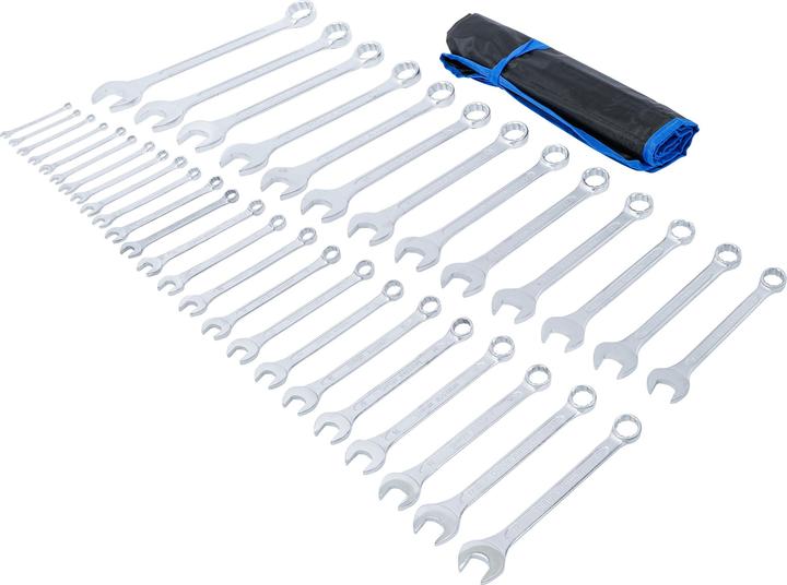 Produktbild BGS Maul-Ringschlüssel-Satz (7 mm, 8 mm, 9 mm, 10  mm, 11 mm, 12 mm, 13 mm, 14 mm, 15 mm, 16 mm, 17 mm, 18 mm, 19 mm, 20 mm, 21 mm, 22 mm, 23 mm, 24 mm, 25 mm, 26 mm, 27 mm, 28 mm, 30 mm, 32 mm)