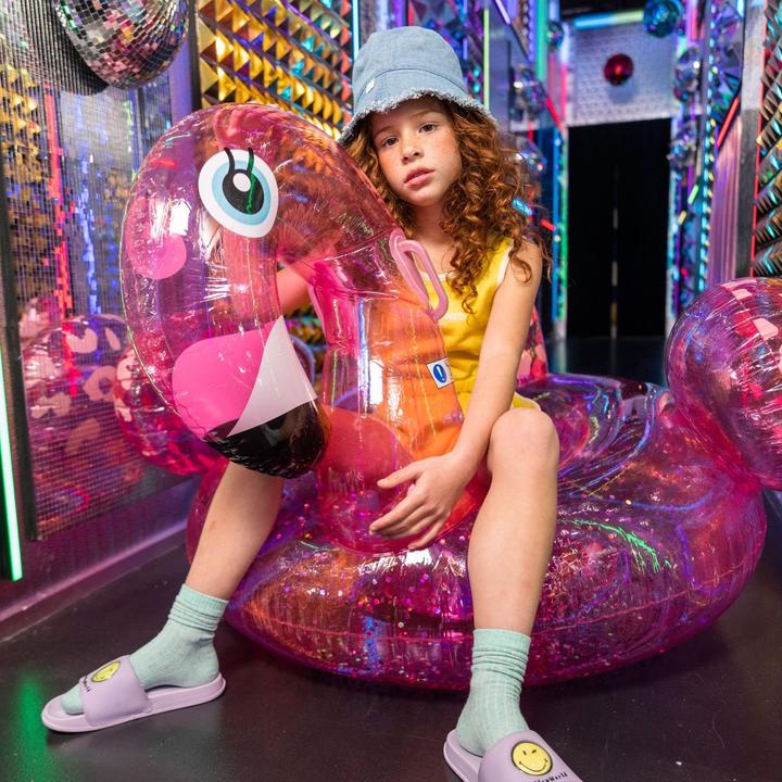 Produktbild Swim Essentials Schwimmtiere 150cm Leopard Flamingo