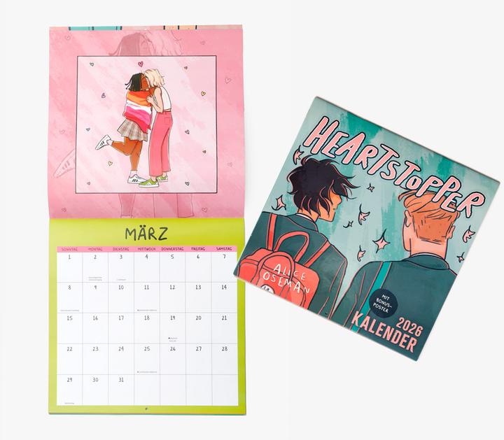 Produktbild Heartstopper Kalender 2026