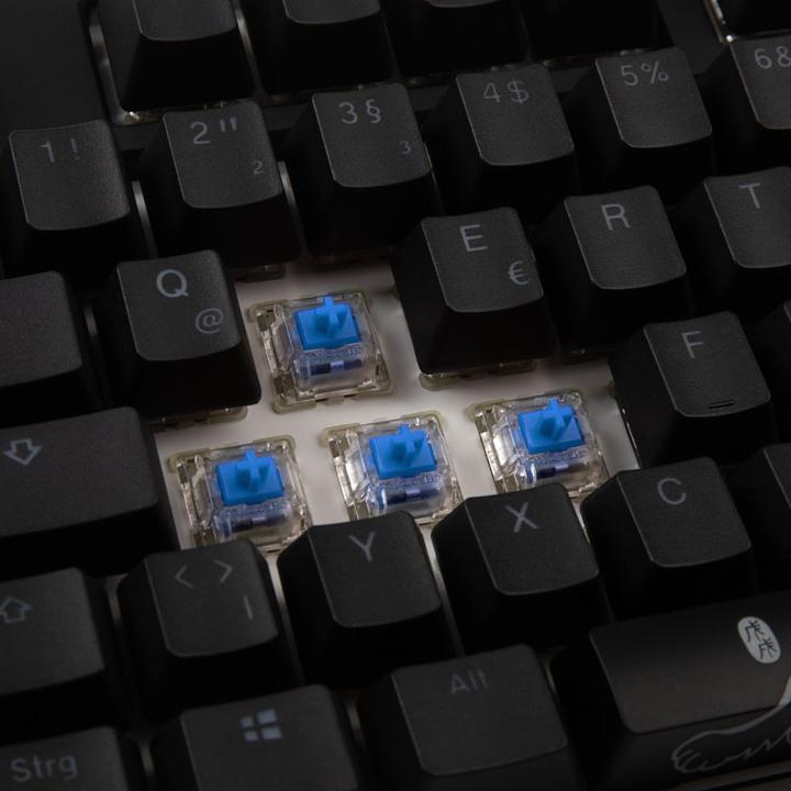 Produktbild Ducky ONE 2 TKL PBT Gaming Tastatur, MX-Blue, RGB LED (DE, Kabelgebunden)