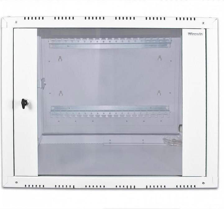 Produktbild Wirewin 19" 2-teiliger Wandschrank, grau (18 HE, 19 Zoll Rack)