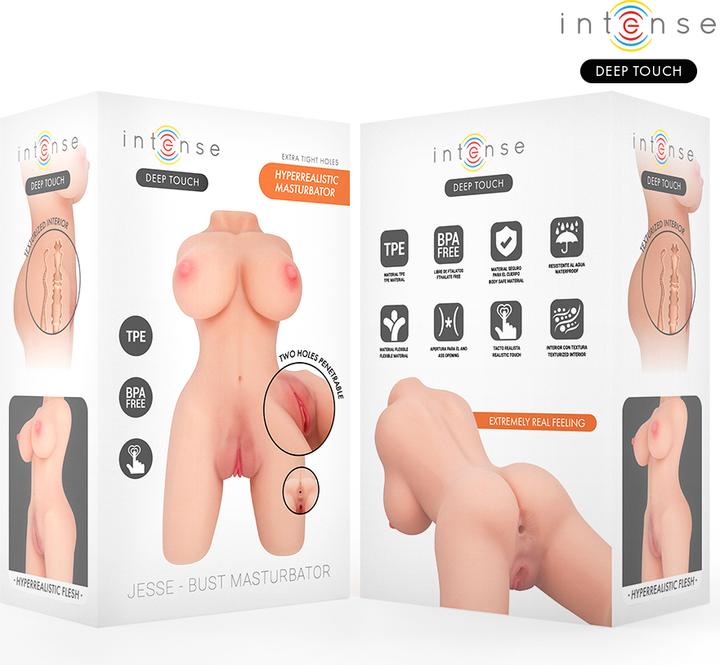 Actual product image Intense Deep Touch - Jesse Torso Doppelter Vagina- & Anusammenbauer