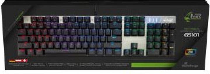 Actual product image MediaRange MRGS101 Keyboard USB QWERTY German Black (DE, Cable)