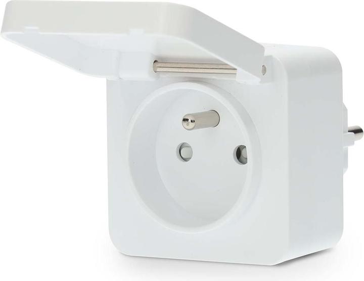 Nedis SmartLife Smart plug Wi-Fi | IP44 | Power meter | 3680 W | France / Type E (CEE 7/6)