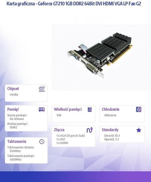 Produktbild AFOX G 210 (1 GB)