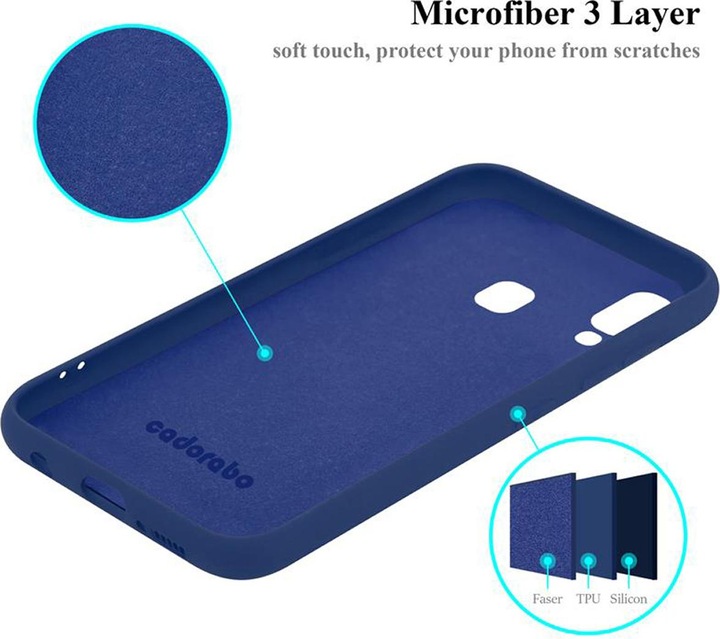 Produktbild Cadorabo TPU Liquid Silicone Case Cover (Samsung Galaxy A40)