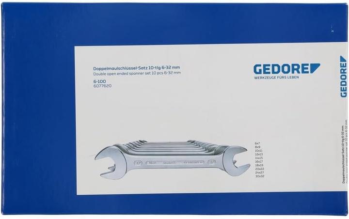 Actual product image Gedore Double open-end spanner set 10te (32 mm)