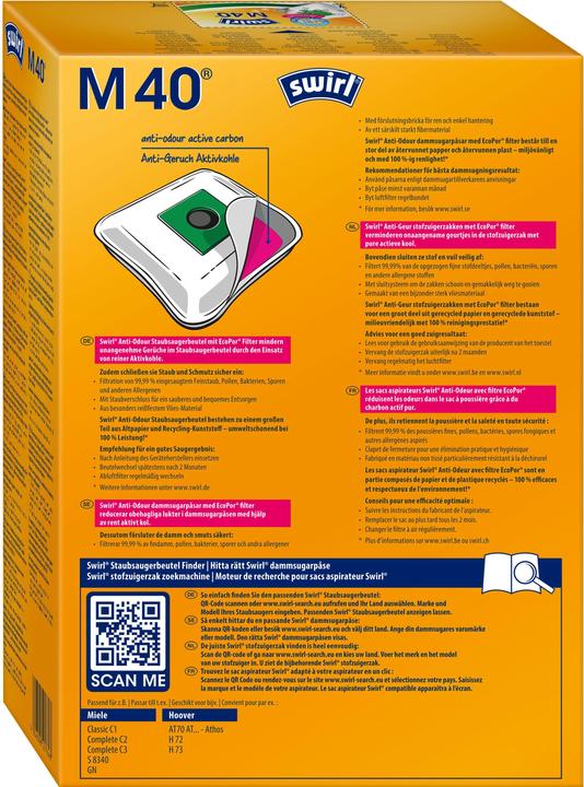 Produktbild Swirl M 40 ANTI-Geruch (4 x)
