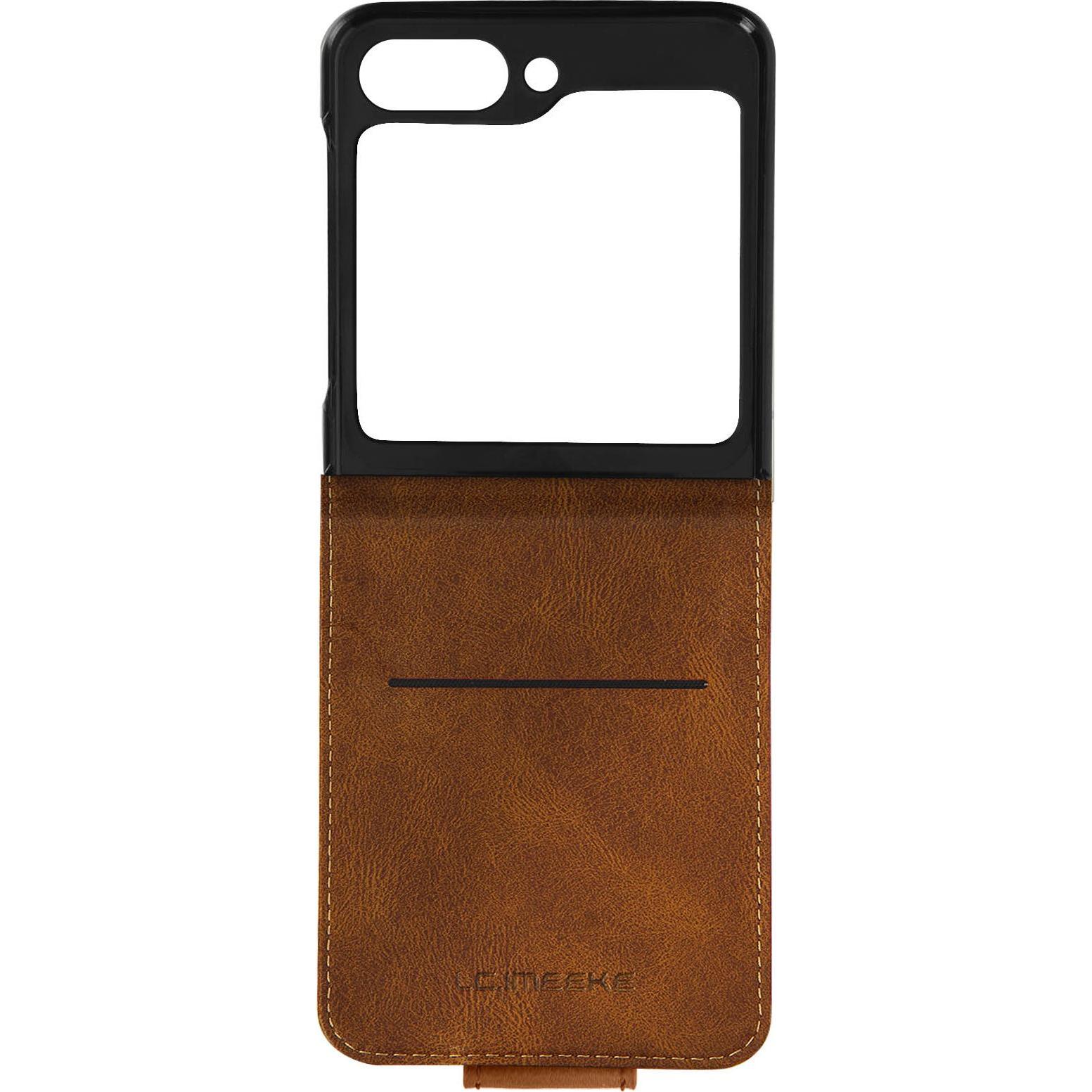 Avizar Flexi, RFID-Schutz Series (Samsung Galaxy Z Flip5), Smartphone Hülle, Braun