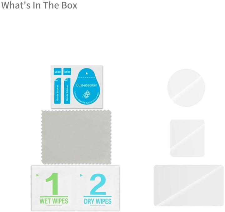 Actual product image SmallRig Screen protector for DJI Osmo Action 6