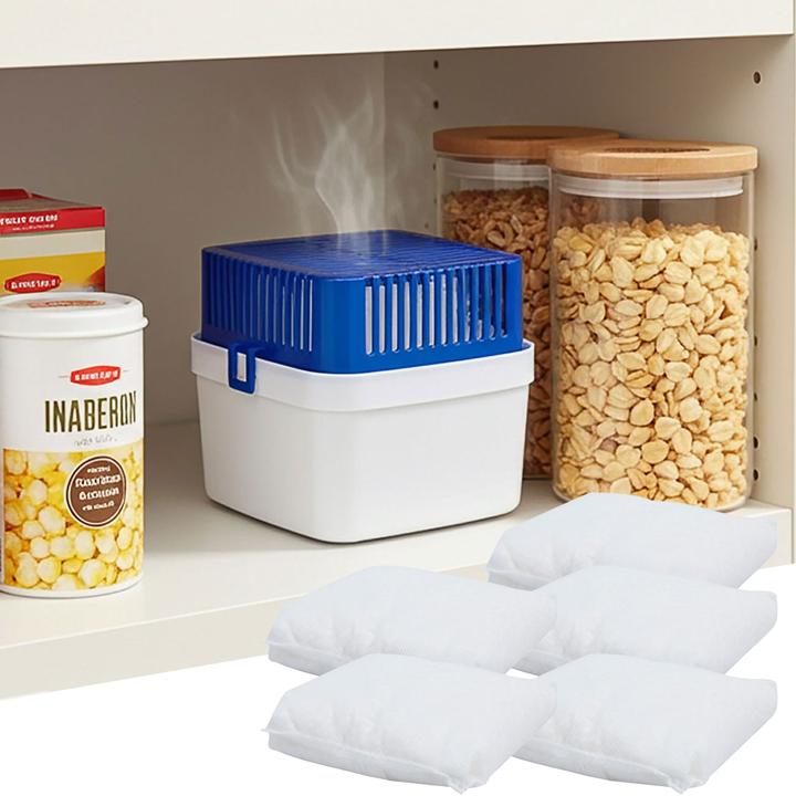 Actual product image Mojawo Dehumidifier, 1.8 litres with 5 granulate bags (25 m²)