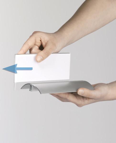 Produktbild Durable Tischnamensschild, Acryl mit Aluminiumfuss