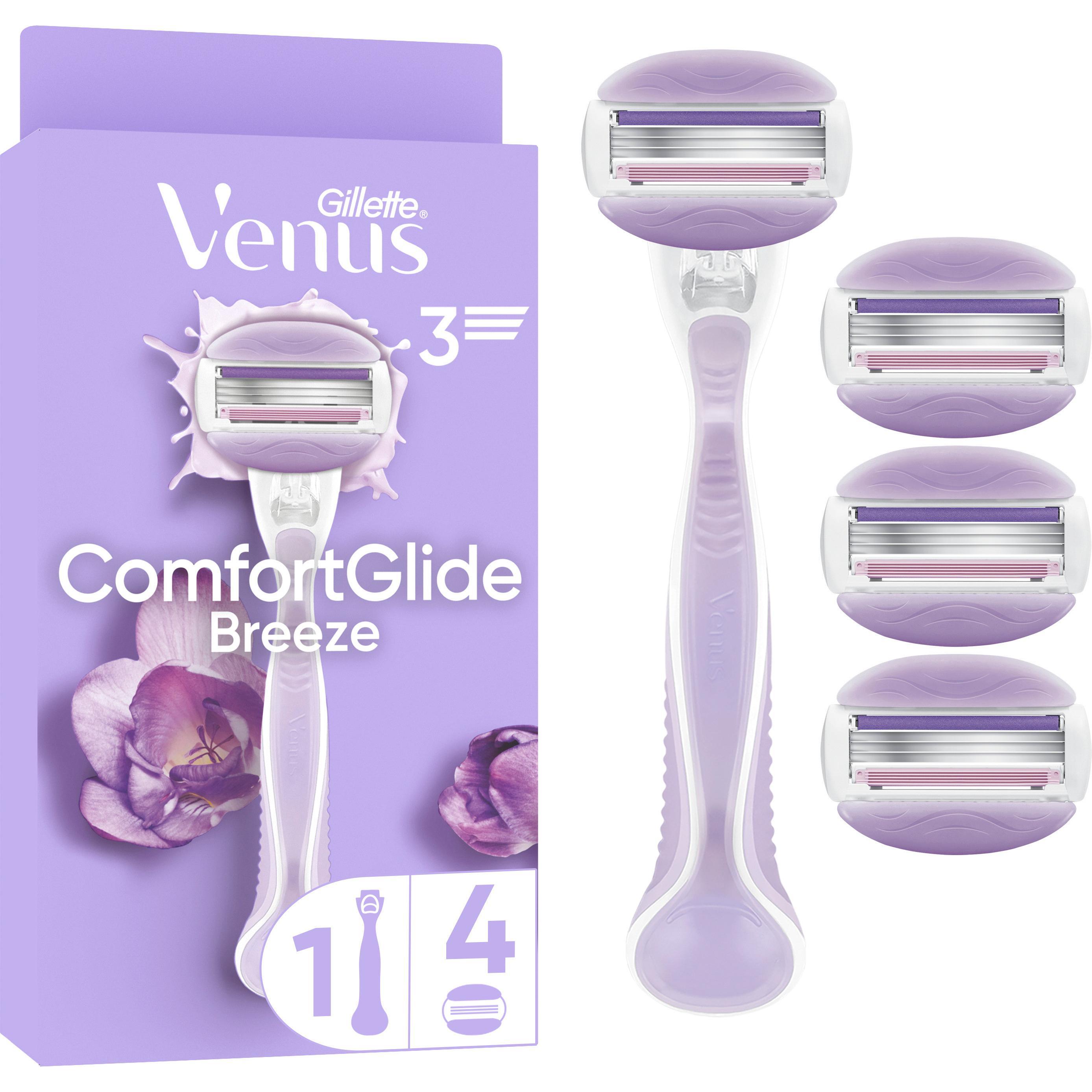 Venus Optic, Nassrasierer, Venus - Gillette Venus ComfortGlide Breeze Razor - Purple/White