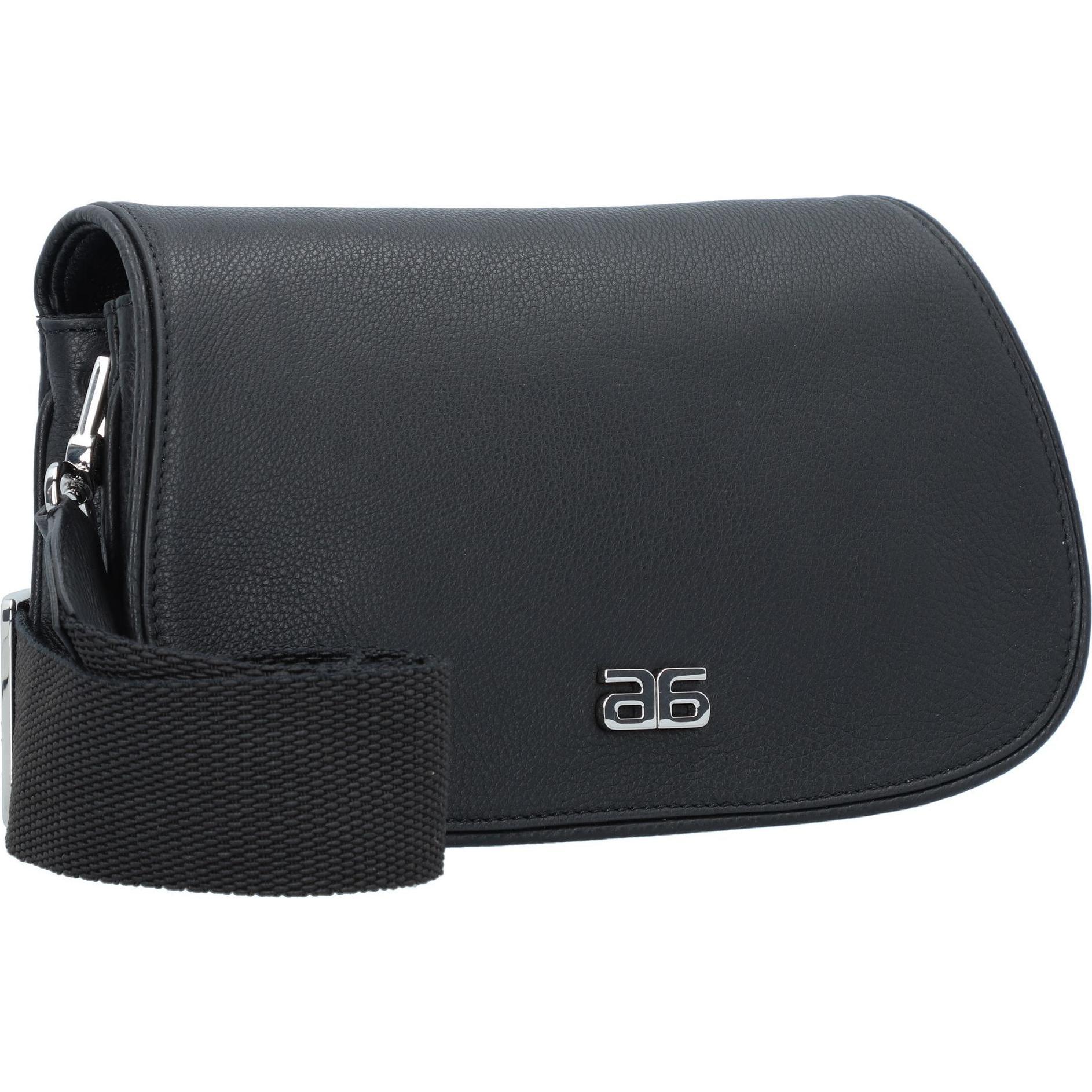 Thumbnail - Abro, Handtasche, Clara Umhängetasche Leder 27 cm, Schwarz