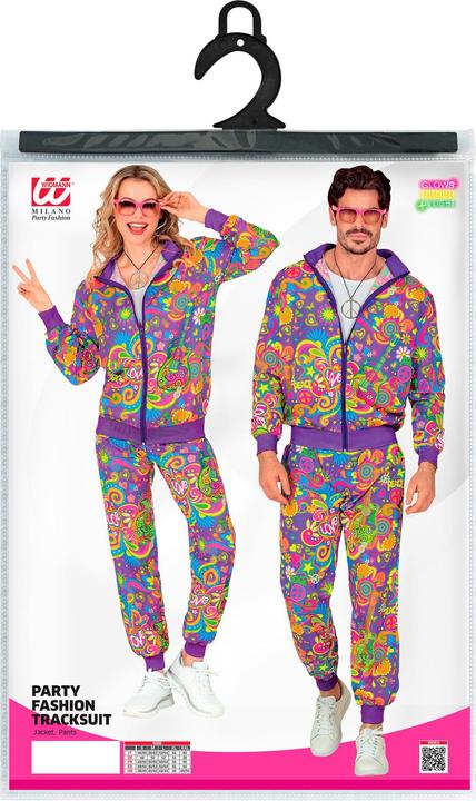 Produktbild Widmann 60er Jahre - Hippie Flower Power Trainingsanzug (M)