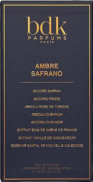 Actual product image Bdk Parfums Paris Ambre Safrano Eau de Parfum (Eau de parfum, 100 ml)