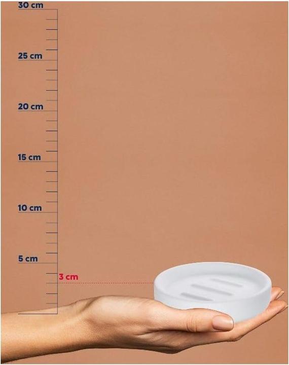 Produktbild Kela Seifenschale Sana Weiss, Detailfarbe: Weiss